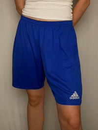 Short de sport bleu Adidas L vintage