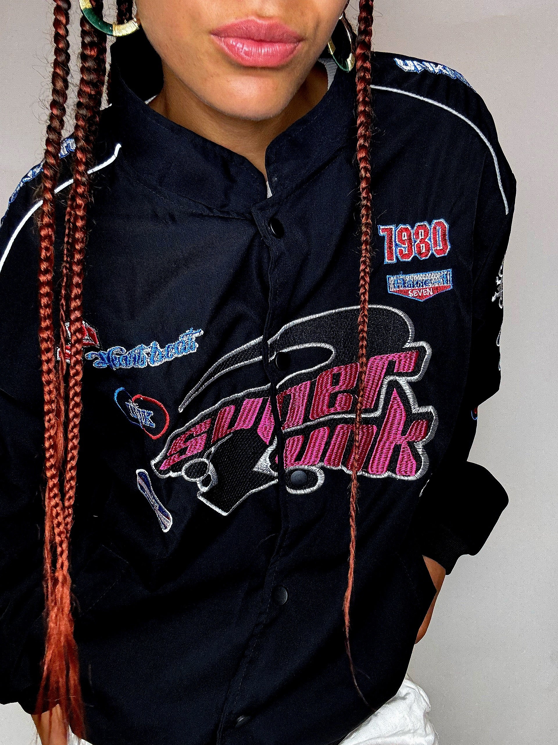 Blouson noir super unk M vintage