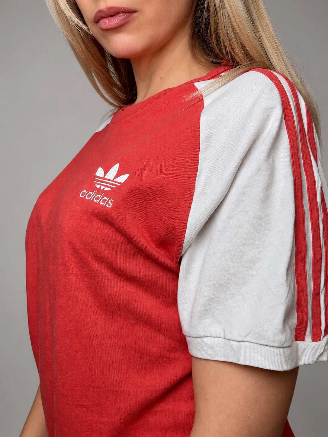 Tshirt saumon Adidas M vintage