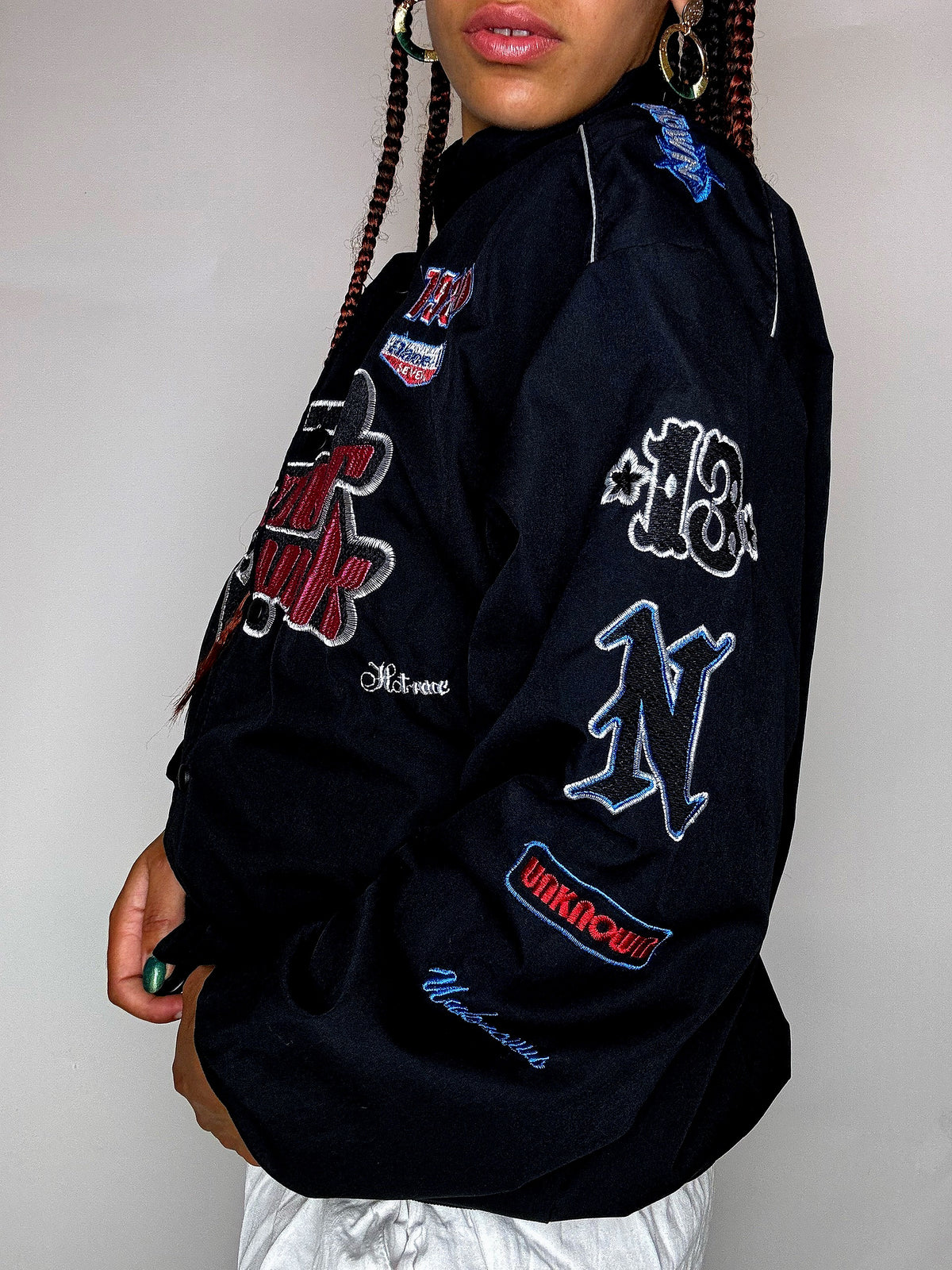 Blouson noir super unk M vintage