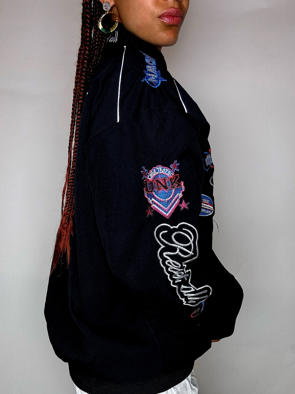 Blouson noir super unk M vintage
