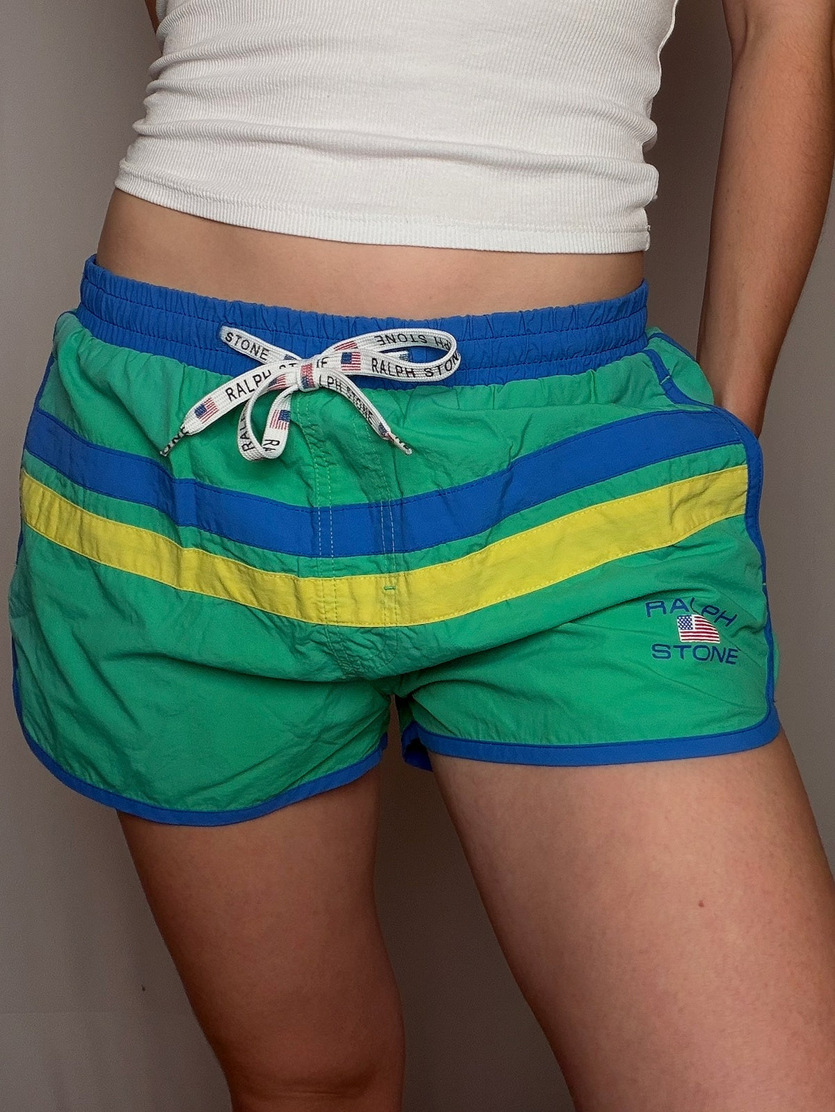 Short de sport / bain M vintage