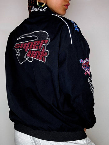 Blouson noir super unk M vintage