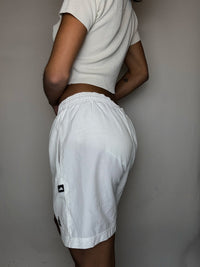 Short de sport blanc ADIDAS S vintage