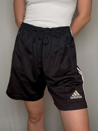 Short de sport noir Adidas L vintage