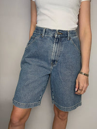 Short cargo long en jean M vintage