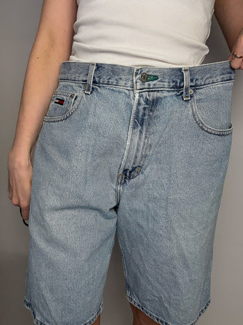 Short long en jean TOMMY HILFIGER L vintage