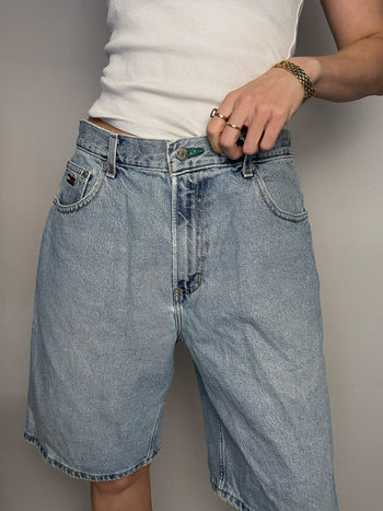 Short long en jean TOMMY HILFIGER L vintage