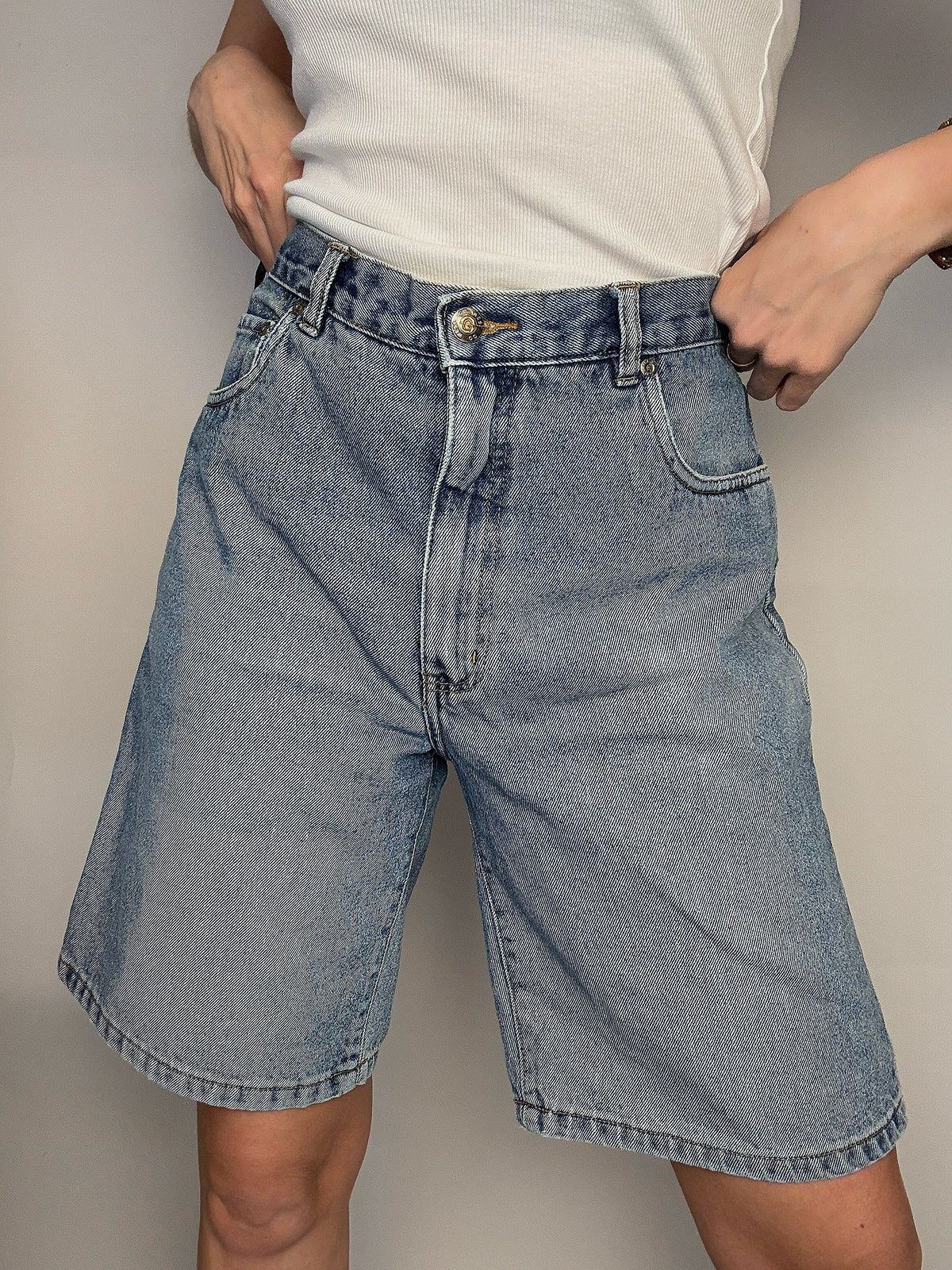 Short long en jean L vintage