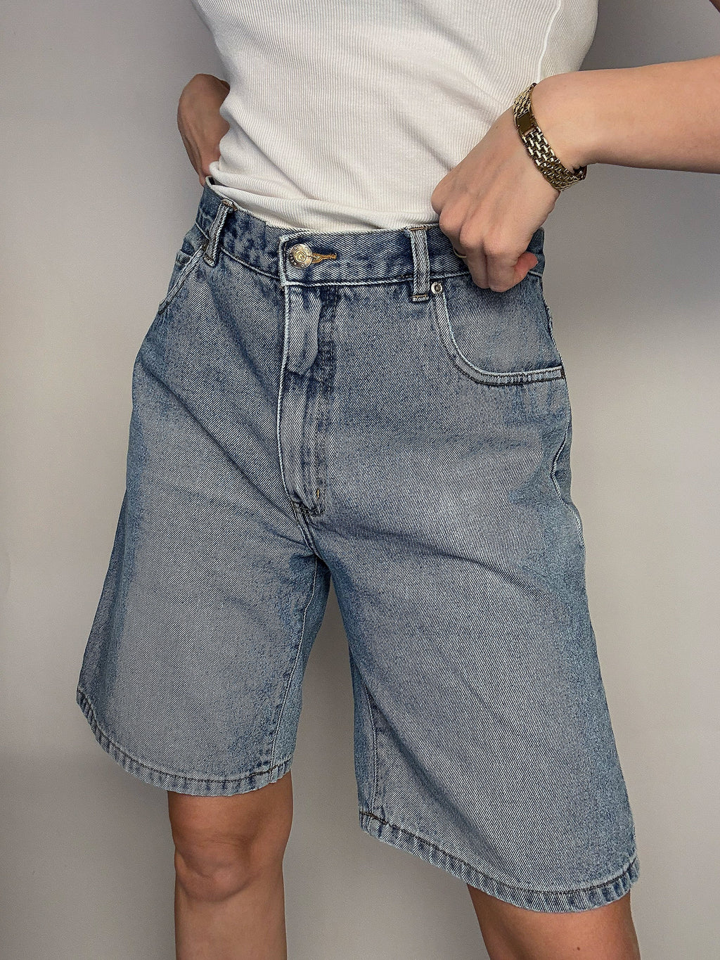 Short long en jean L vintage