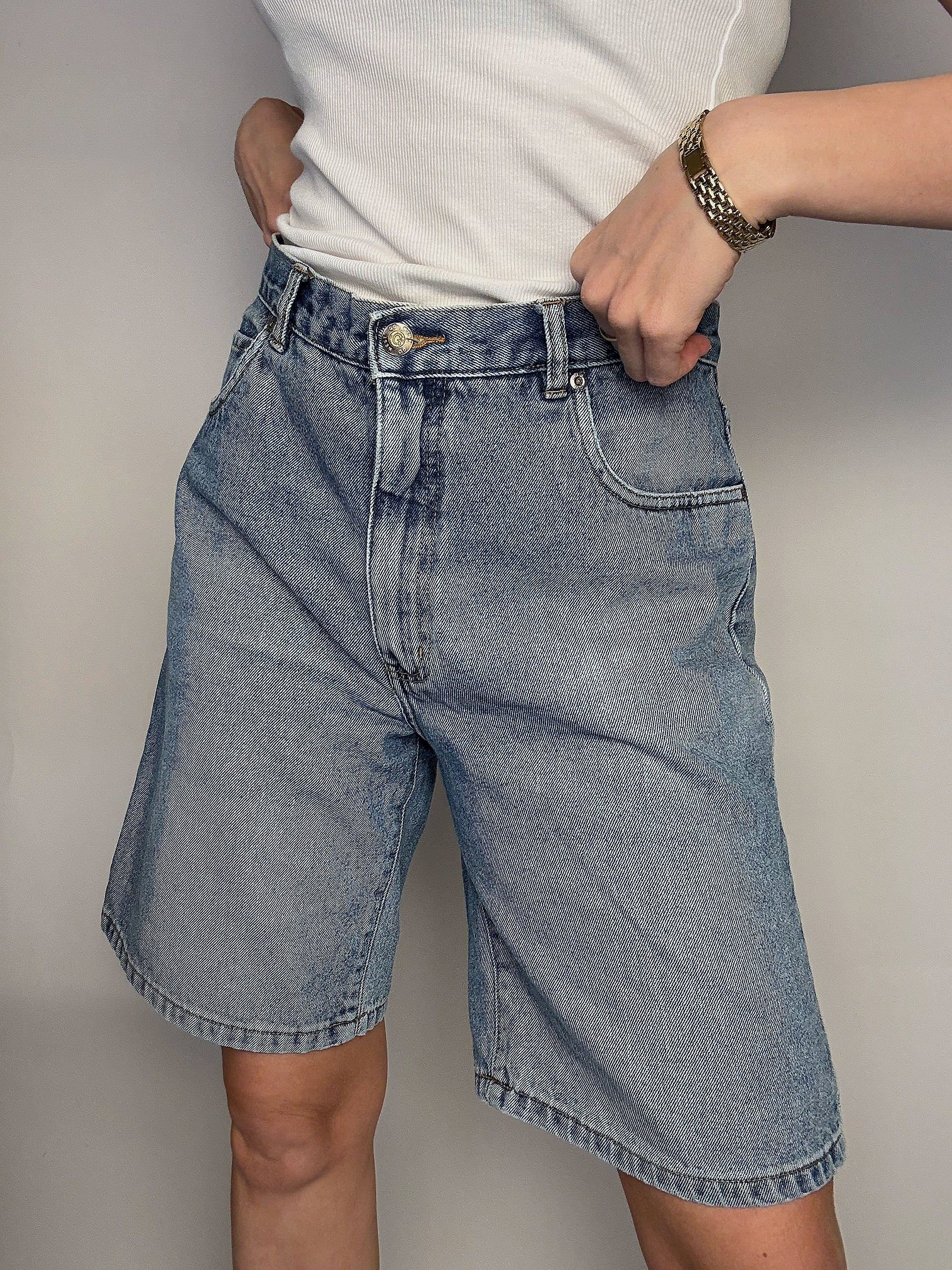 Short long en jean L vintage