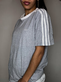 ADIDAS M Vintage graues T-Shirt