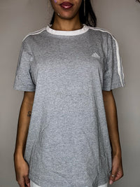 ADIDAS M Vintage graues T-Shirt