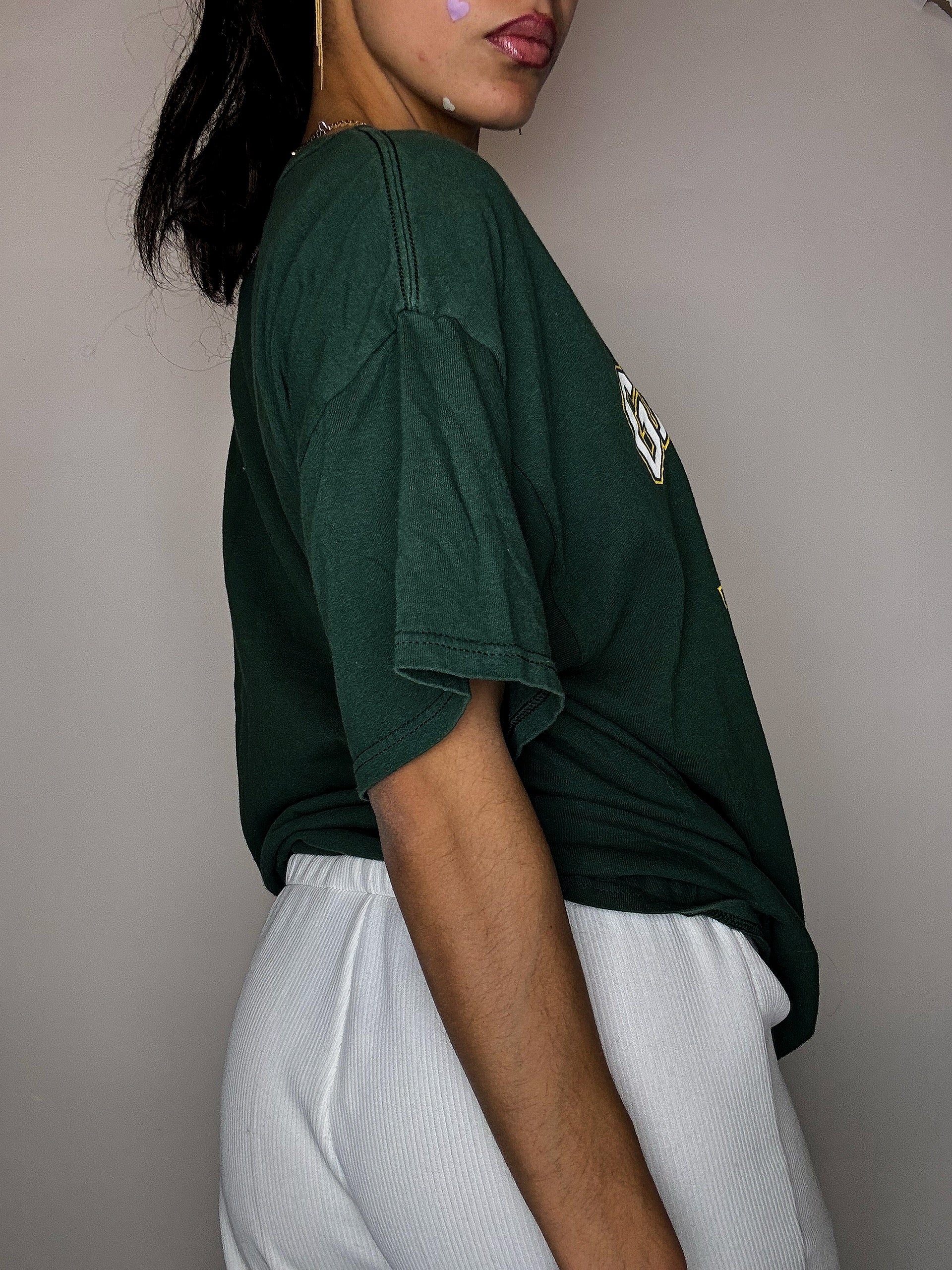 Green NFL T-shirt L vintage