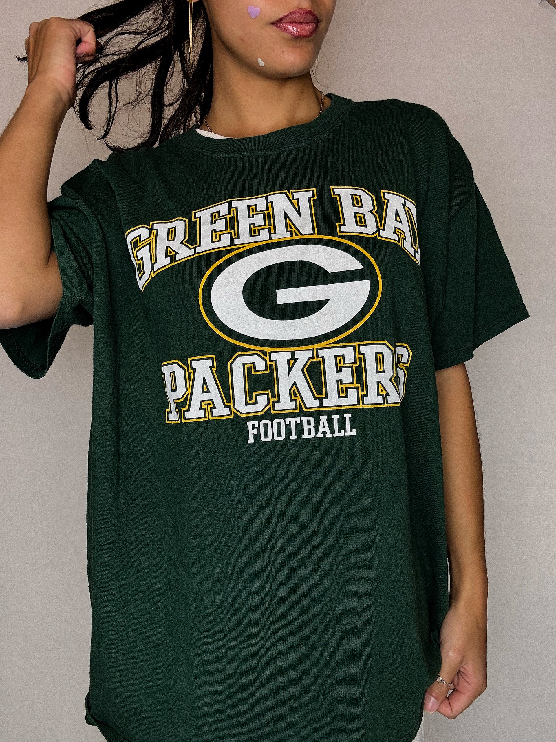 Green NFL T-shirt L vintage