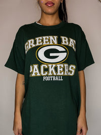 Green NFL T-shirt L vintage