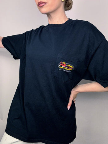 Vintage XL black racing t-shirt