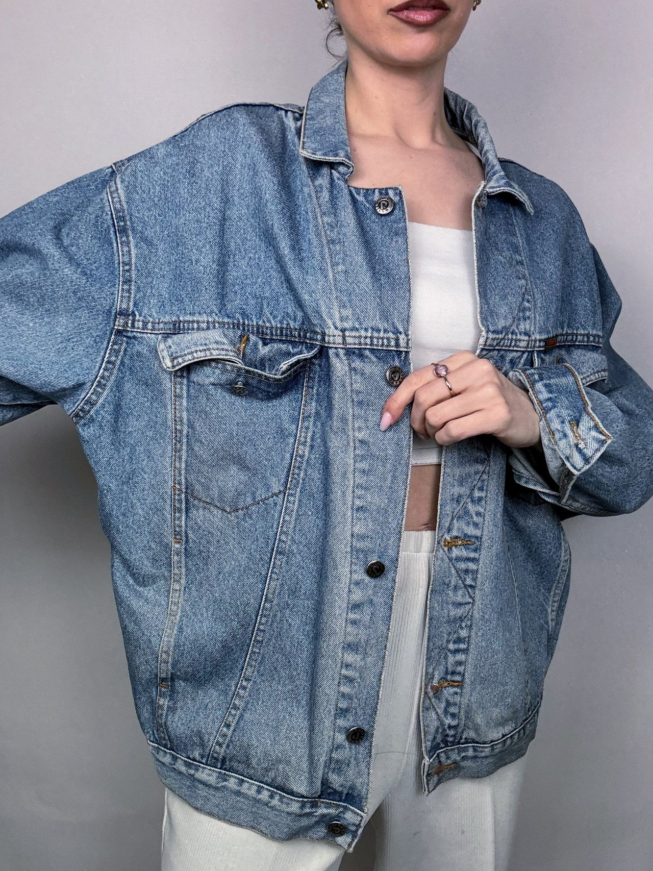 Vintage Wampum Light Denim Jacket 