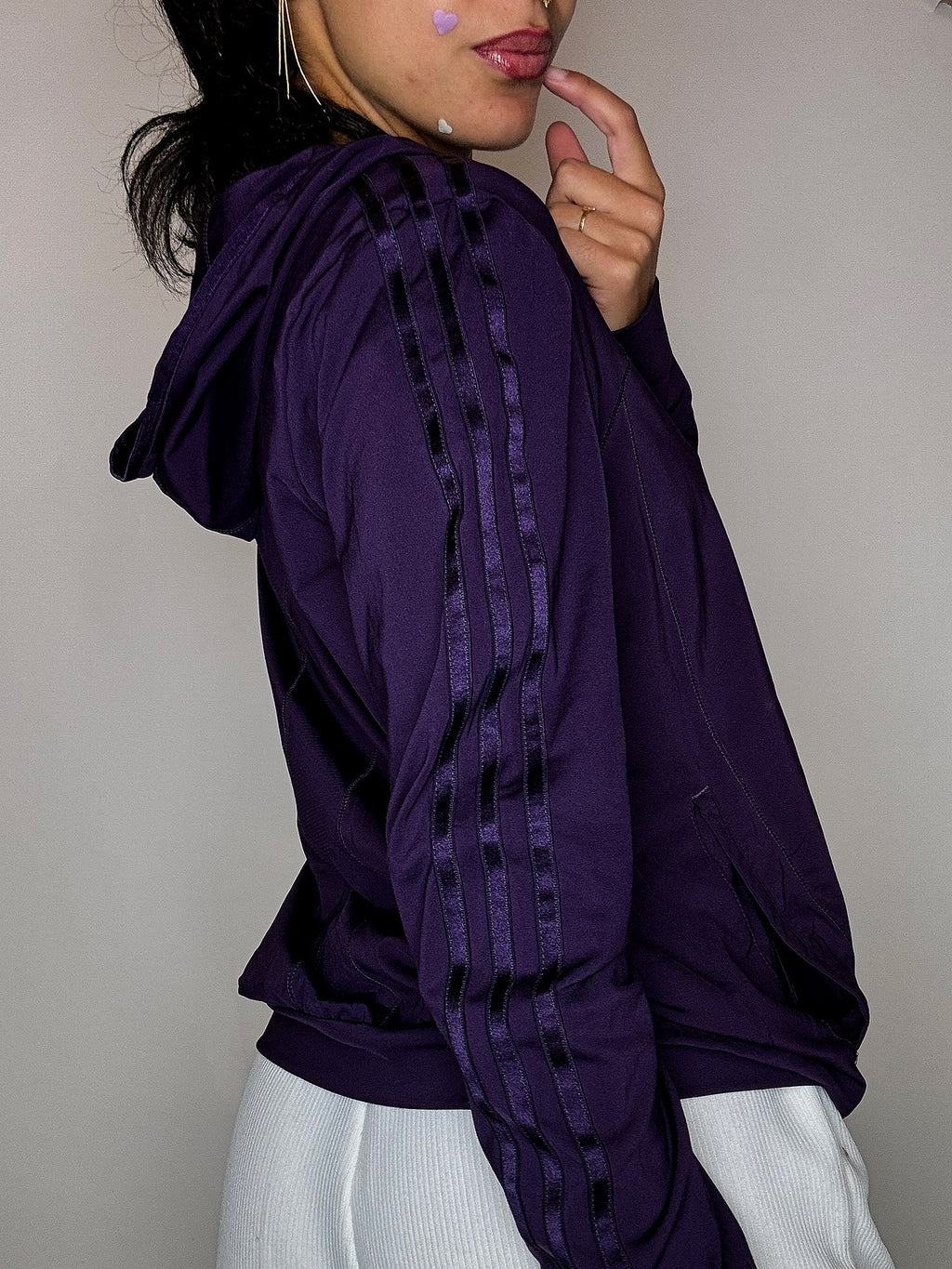 Jacket de sport aubergine climacool ADIDAS L vintage