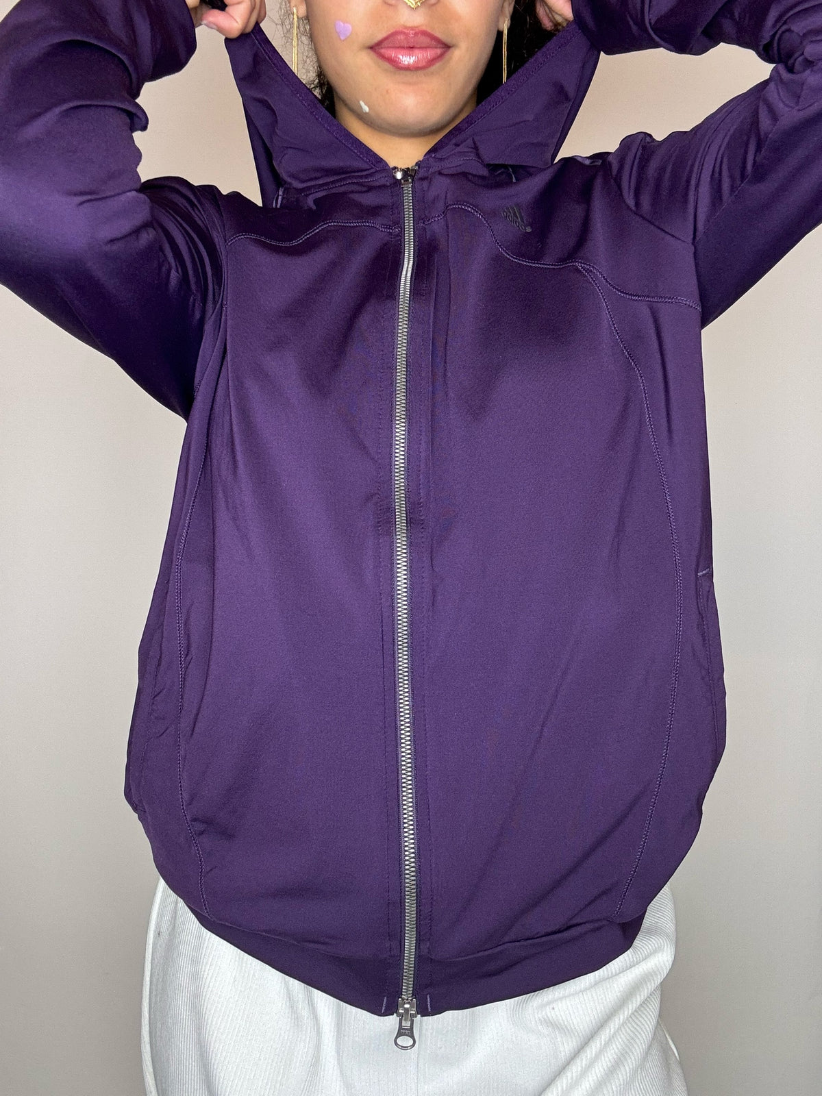 Jacket de sport aubergine climacool ADIDAS L vintage