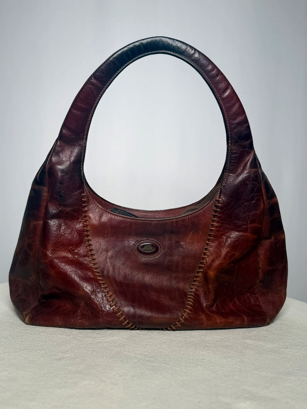 Vintage camel Handtasche