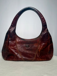Vintage camel Handtasche