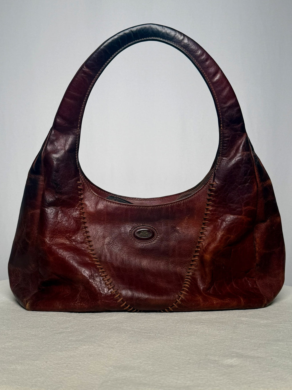 Vintage camel Handtasche