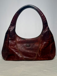 Vintage camel Handtasche