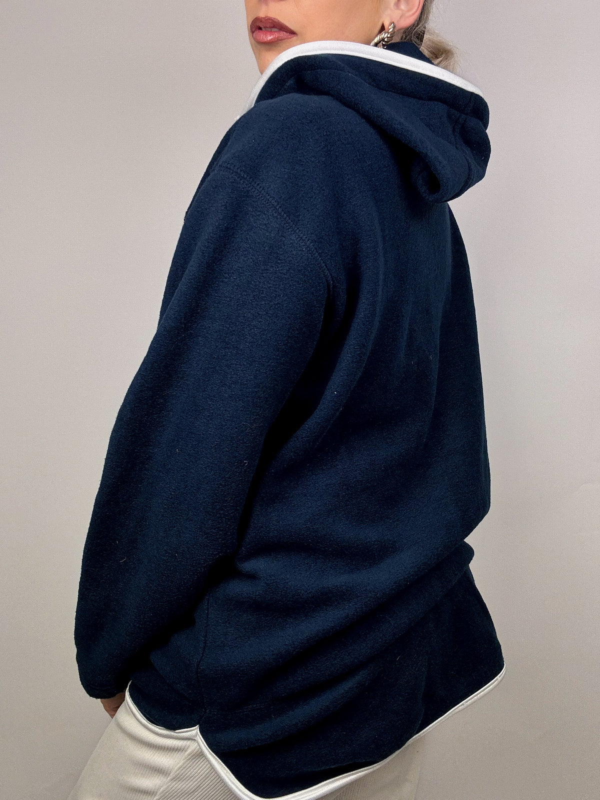 Soft fleece with vintage hood