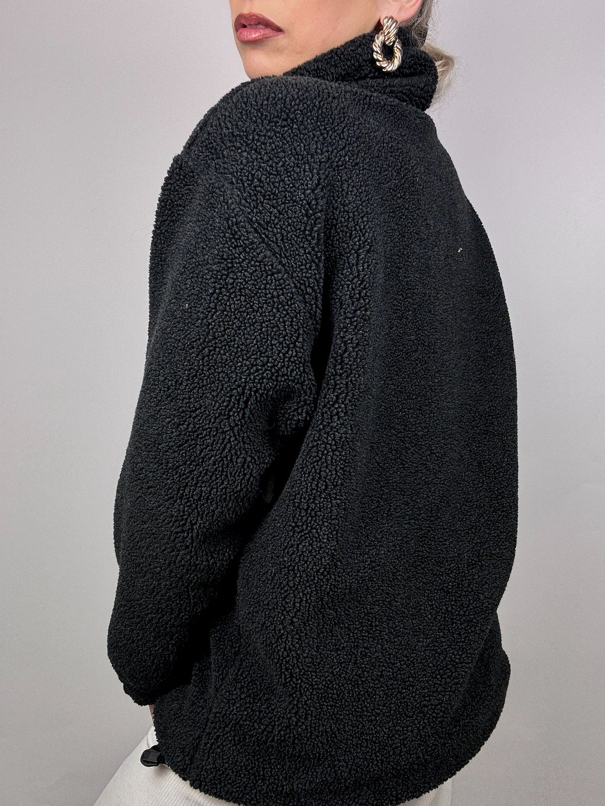 Vintage two-tone thick fleece