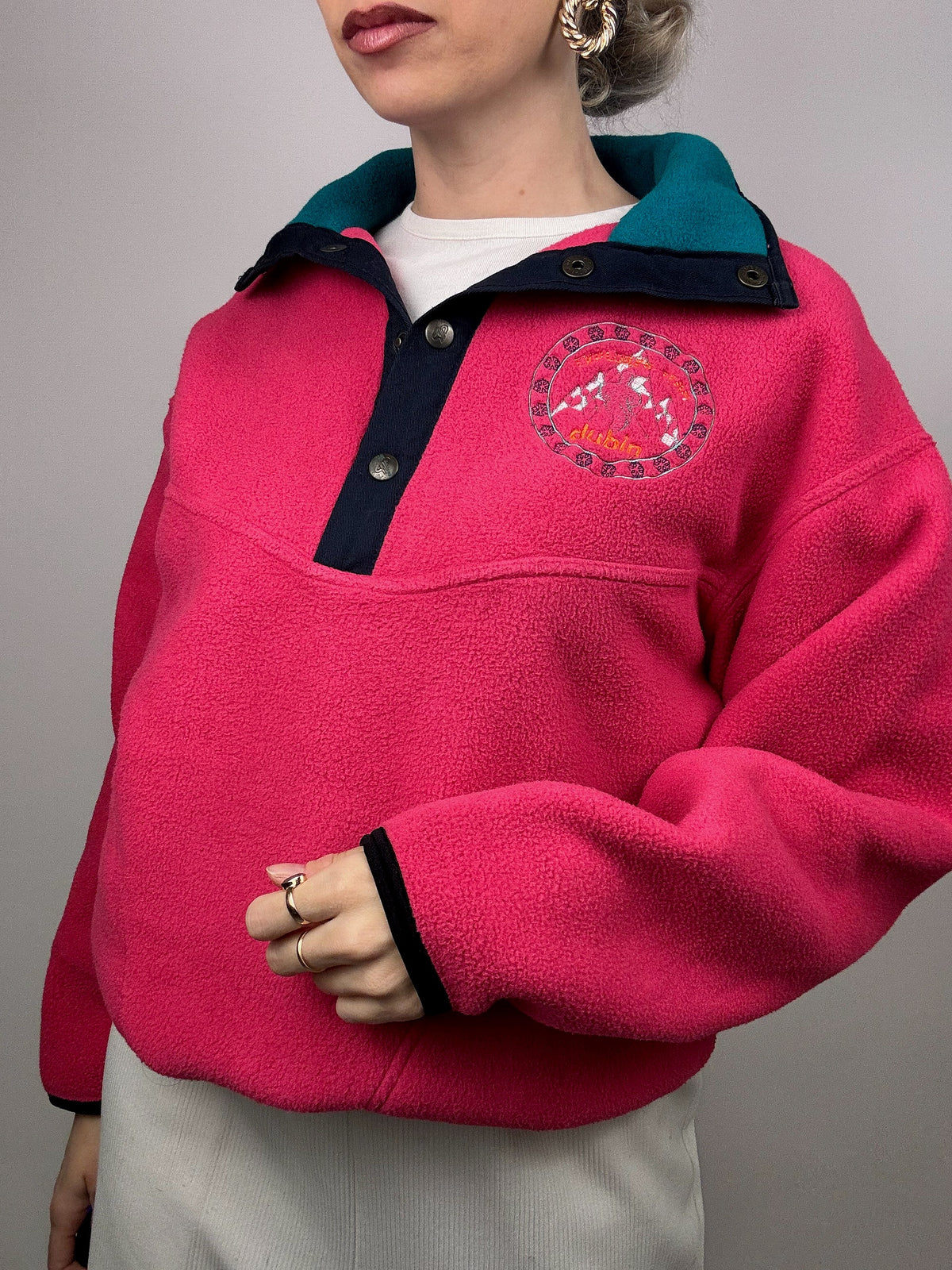 Vintage Colorful Retro Fleece