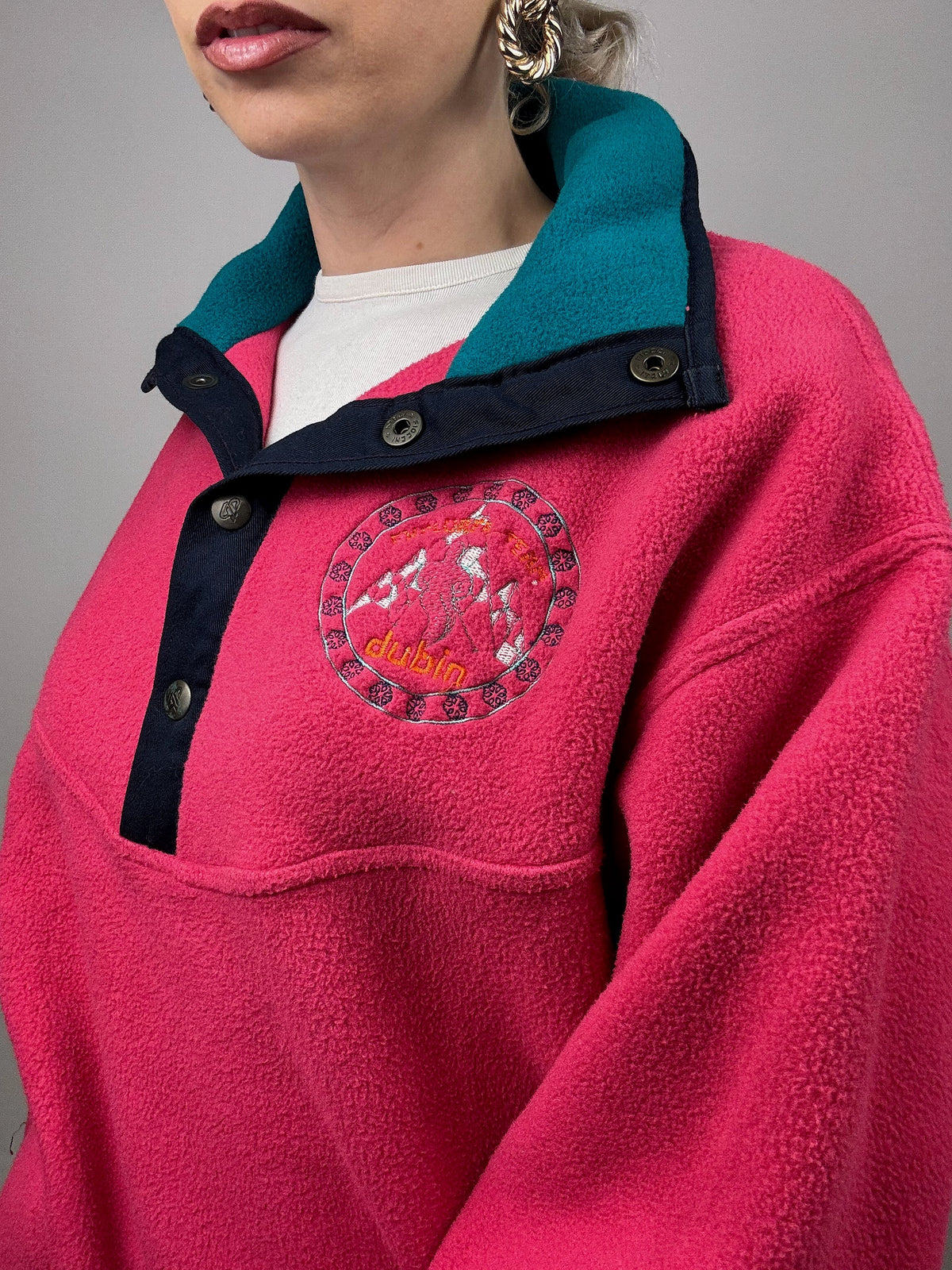 Vintage Colorful Retro Fleece