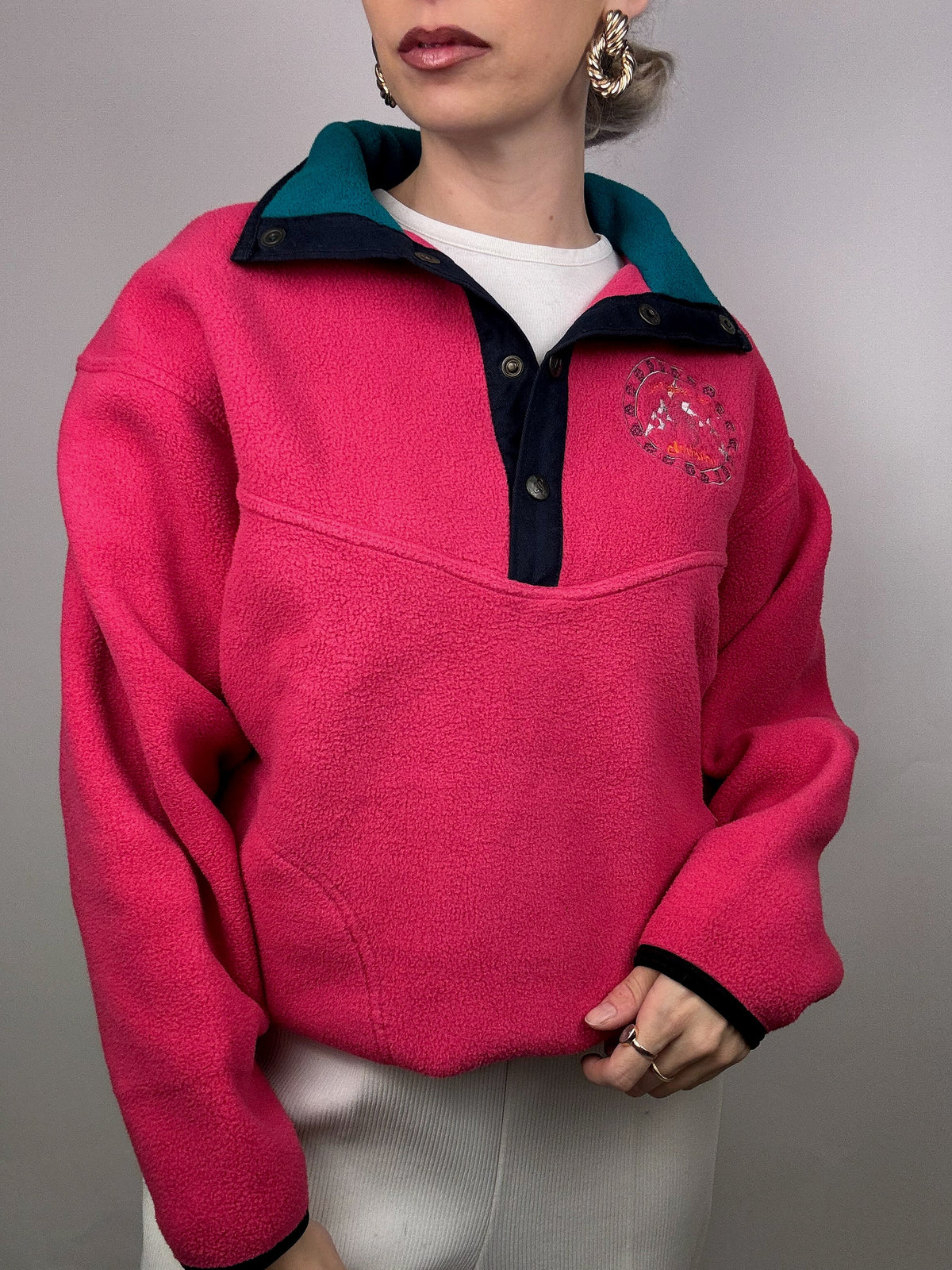 Vintage Colorful Retro Fleece