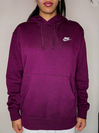 Sweater capuche aubergine NIKE S vintage