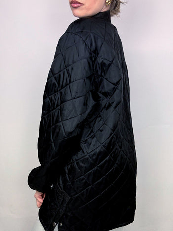 Veste matelassée noire XL vintage