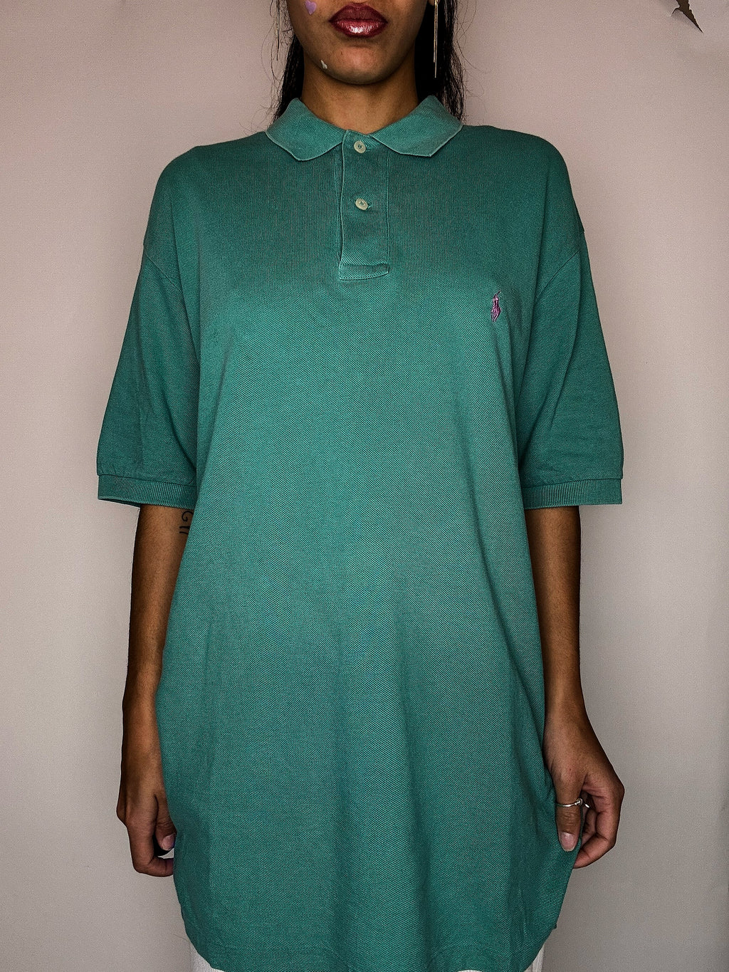 Polo ralph Lauren turquoise L vintage