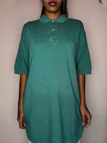Polo ralph Lauren turquoise L vintage