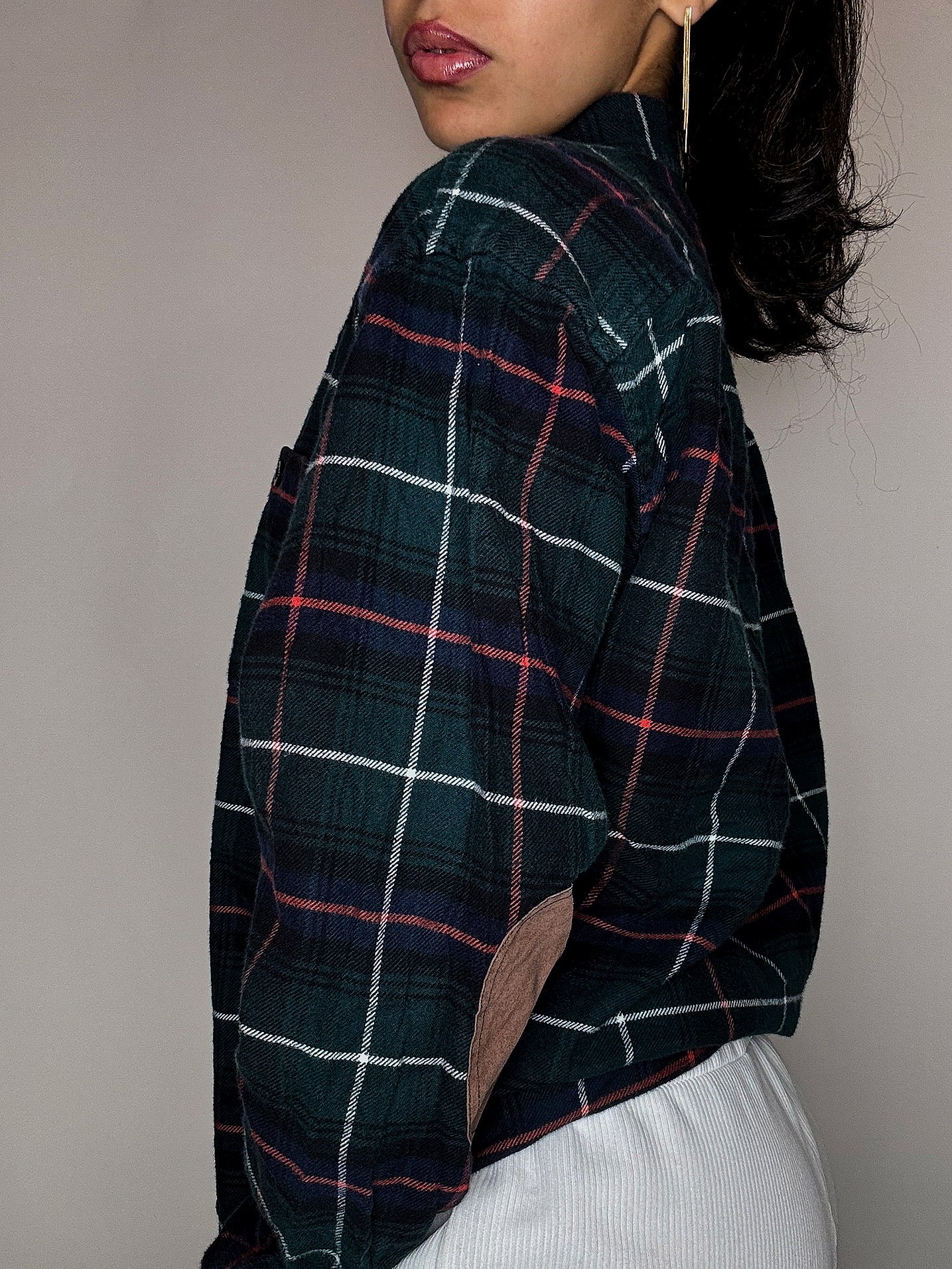 Chemise en flannelle a carreaux L vintage