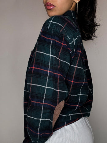 Chemise en flannelle a carreaux L vintage