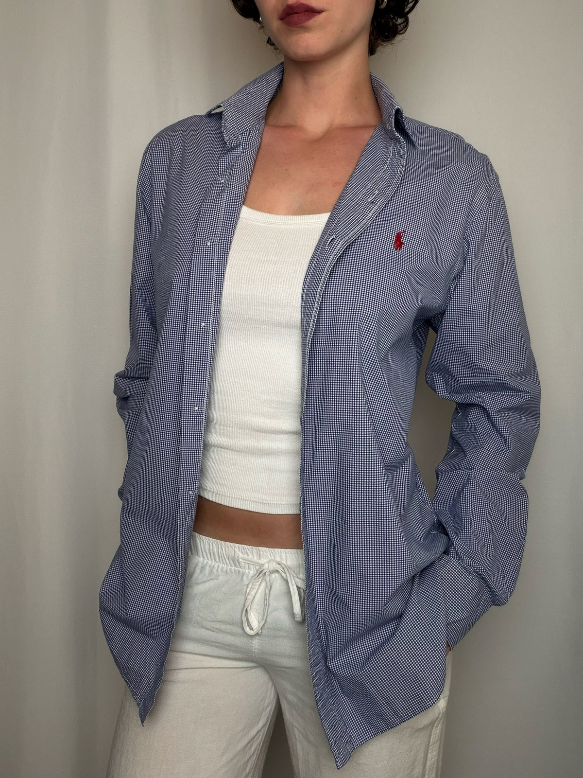 Chemise à carreaux Ralph Lauren L vintage