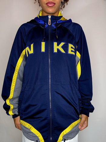 Jacket de sport marine NIKE XL vintage
