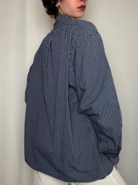 Chemise à carreaux marine Ralph Lauren L vintage
