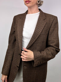 Vintage plaid blazer