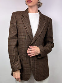 Vintage plaid blazer