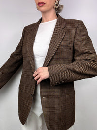 Vintage plaid blazer