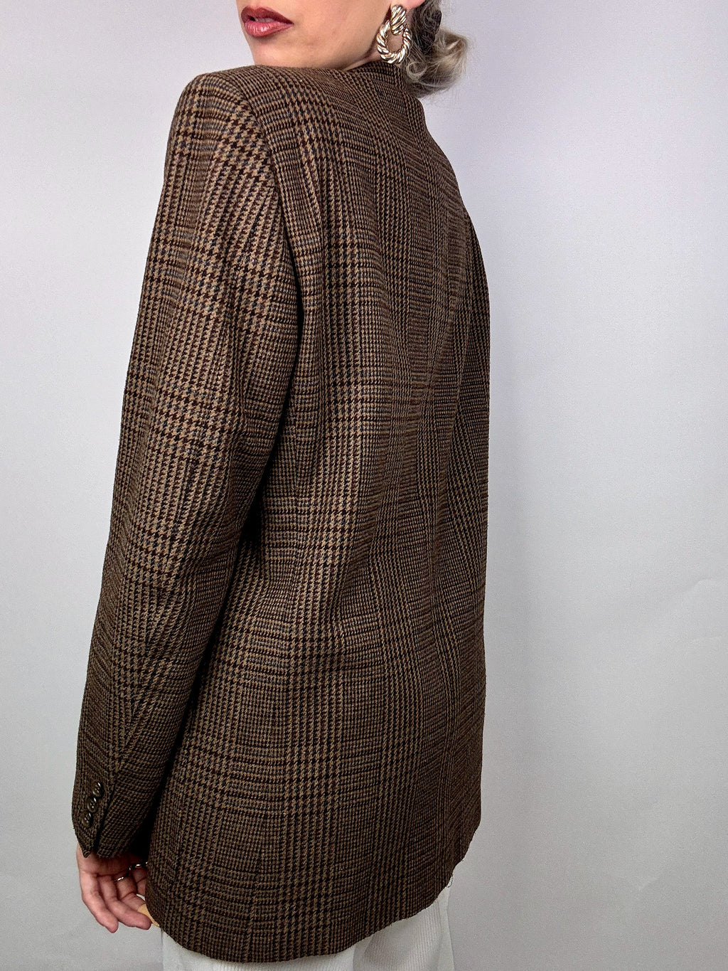 Vintage plaid blazer