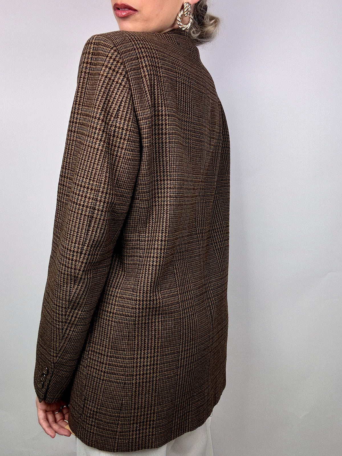 Vintage plaid blazer