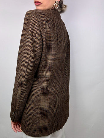 Blazer a carreaux vintage