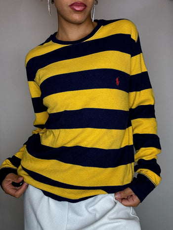 Top rayé RALPH LAUREN M vintage