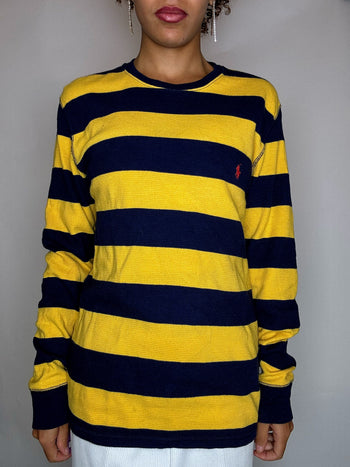 Top rayé RALPH LAUREN M vintage